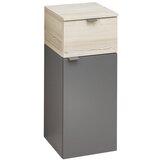 Pelipal Sivi/u prirodnoj boji nizak/zidni kupaonski ormarić u dekoru bora 72x30 cm Quickset 394 – | shoptok.hr
