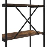 vidaXL Polica Dimljeni hrast 80 x 30 x 146 cm Konstruirano drvo | shoptok.hr