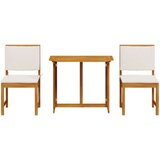  3-delni vrtnarski bistro set z blazinami iz trdnega akacijevega lesa, (22015980) | Shoptok.si