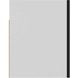 Viseći ormarić crni 60 x 31 x 40 cm od konstruiranog drva | shoptok.hr