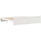 vidaXL Okvir kreveta bez madraca bijeli 160x200 cm od masivne borovine | shoptok.hr