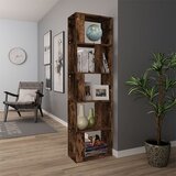 Ormarić za knjige boja dimljenog hrasta 45 x 24 x 160 cm drveni | shoptok.hr