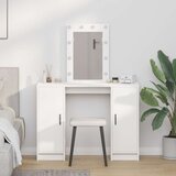  Toaletni stolić s LED svjetlima bijelih 102x33x135 cm | shoptok.hr