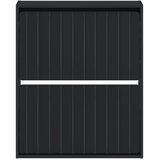  Ormar za cipele na zidu ZWOLLE 71 x 17 x 86 cm Crna - Crna | shoptok.hr
