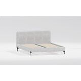Ropez Svijetlo sivi tapecirani krevet s podnicom 90x200 cm Barker – | shoptok.hr