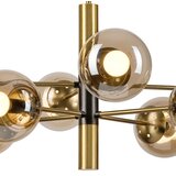  Luster na šipci ROLLO 8xE14/5W/230V zlatna/zadimljeno-bež | Eponuda.com