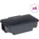  Zamke za miševe 6 kom crne 22x12 5x7 5 cm | shoptok.hr