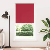 Rolo zavjesa za zamračivanje crvena 110x210 cm Širina tkanine 105,7 cm Poliester | Shoptok.si