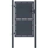  Vrtna vrata Čelik 100x125 cm Antracit | shoptok.hr