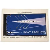 Bombažna kuhinjska krpa 50x70 cm Boat Race –