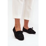 Boto Women's moccasins with fringes and bow black Olivianne | shoptok.hr