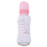 Lorelli staklena flašica za bebe 240 ml roze Cene