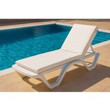 Atelier Del Sofa sunny - white white sunlounger cushion Cene