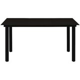  Vrtna garnitura - 7-dijelni vrtni blagovaonski set od PVC ratana crni - 6 | shoptok.hr