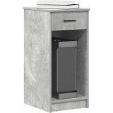 vidaXL Tower stalak za računalo s ladicom boja betona 35x45x77 cm | shoptok.hr