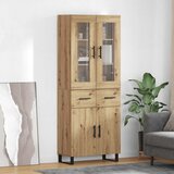  Highboard 2 kom. Umjetnički hrast 69,5 x 34 x 180 cm | shoptok.hr