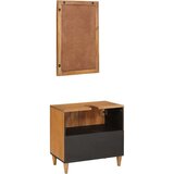 vidaXL Set namještaja za kupaonicu Zidne 2 pcs Smeđa 62 x 33 x 58 cm | shoptok.hr