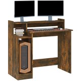  Radni stol s LED svjetlima boja hrasta 97 x 45 x 90 cm drveni | shoptok.hr