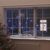 vidaXL Okrasne lučke zvezde in lune z daljincem 345 LED lučk modre Cene