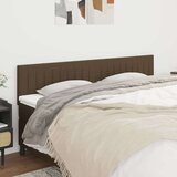  Posteljno vzglavje 2 kosa temno rjav 100x5x78/88 cm blago, (20735579) | Shoptok.si