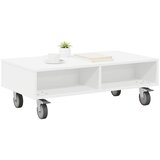 Stolić sa kotačima Bijelo 90 x 50 x 30 cm Konstruirano drvo | Eponuda.com
