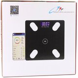 Pametna bluetooth elektronska vaga BMI BMR sa aplikacijom - crna | Shoptok.si