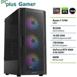 Namizni računalnik PCPLUS GAMER R7 5700, 16 GB RAM, 1 TB SSD, RTX5060 8 GB|Gaming, (5000137224)