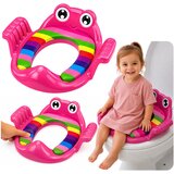  Toilet Seat Cover for Children Soft Seat with Handles Pink | shoptok.hr
