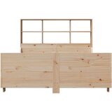  Krevet s regalom za knjige bez madraca 135x190 cm masivno drvo | shoptok.hr
