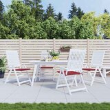  Jastuci za vrtne stolice 4 kom boja vina 40x40x4 cm od tkanine | shoptok.hr