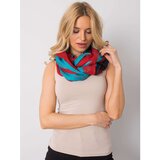 Fashion Hunters Red and blue scarf with print | Shoptok.si