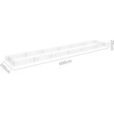 vidaXL Gabionska povišena gredica od pocinčanog čelika 600x100x20 cm | shoptok.hr