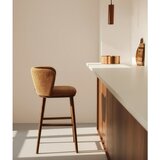 Kave Home Podstavljena barska stolica boja terakote (visine sjedala 75 cm) Ciselia – | shoptok.hr