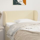vidaXL Vzglavje z ušesi krem 93x23x78/88 cm umetno usnje | Shoptok.si