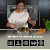 BE Living Lonec z ročajem in pokrovom Stainless Steel 20 cm nerjavno jeklo, (5000555255) | Shoptok.si