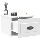  Zidni noćni ormarići 2 kom visoki sjaj bijeli 41,5 x 36 x 28 cm | shoptok.hr