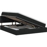  Krevet s madracem i skladištem Crna 140 x 190 cm Baršun | shoptok.hr