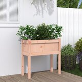 vidaXL Vrtne sadilice s nogama 70x31x70 cm od masivnog drva duglazije Cijene