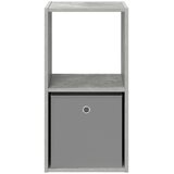  Nočna omarica Betonsko siva 35 x 32 x 68,5 cm Konstruiran les, (5000233411) | Shoptok.si