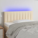 vidaXL LED uzglavlje krem 90x5x78/88 cm od tkanine Cijene