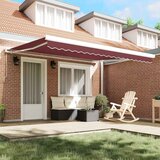 Tenda na ručno uvlačenje bordo 400 x 300 cm | Eponuda.com