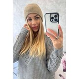 Kesi Cap thin Oliwia K252 dark beige | shoptok.hr