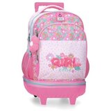 Enso girl zone ranac za školu sa točkićima - pink ( 99.329.21 ) Cene