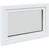  Okno za klet RISOR 110 x 70 cm PVC in steklo Bela, (5000215205) | Shoptok.si