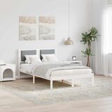  Krevetna konstrukcija s uzglavljem Svijetlo siva 120 x 190 cm | Eponuda.com