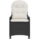  Naslonjač s jastukom Crna 56 x 66 x 95 cm poliratan | Eponuda.com