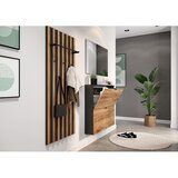 Germania Antracitno sivi/u prirodnoj boji preklopni/viseći ormarić za cipele u dekoru hrasta 100x85x19 cm Renell – | shoptok.hr