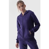 4f Women's Hoodie Zippered Cotton Gray WMM00TSW | Shoptok.si