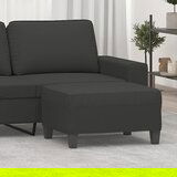 vidaXL Stolček za noge temno siv 70x55x41 cm tkanina iz mikrovlaken | Shoptok.si
