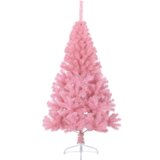  Umjetna preddekorirana božićna jelka Roza 240 cm PVC | Shoptok.si